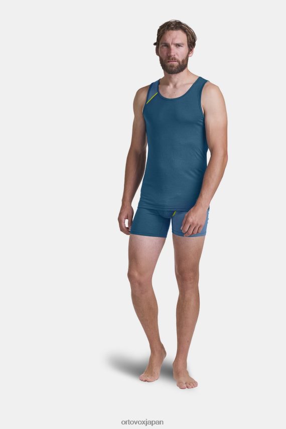 ORTOVOX 150エッセンシャルトップ 男性 暗い太平洋 T8N0B6143 衣類