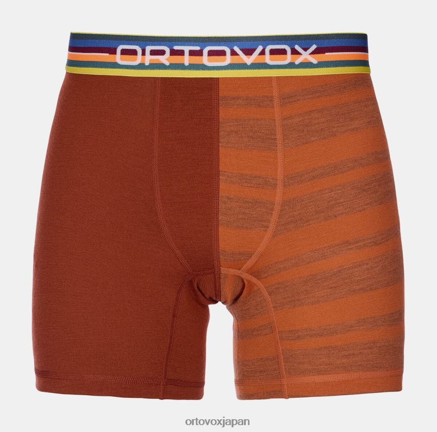 ORTOVOX 185 ロックンウールボクサー 男性 デザートオレンジ T8N0B673 衣類
