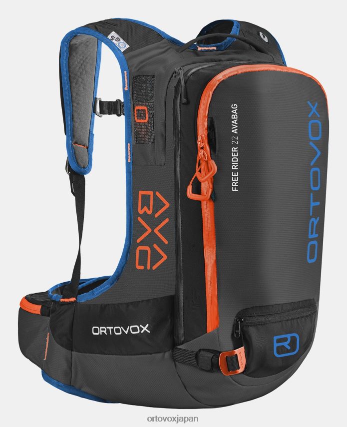 ORTOVOX フリー ライダー 22 avabag、avabag ユニットなし ユニセックス 黒無煙炭 T8N0B61512 バッグ