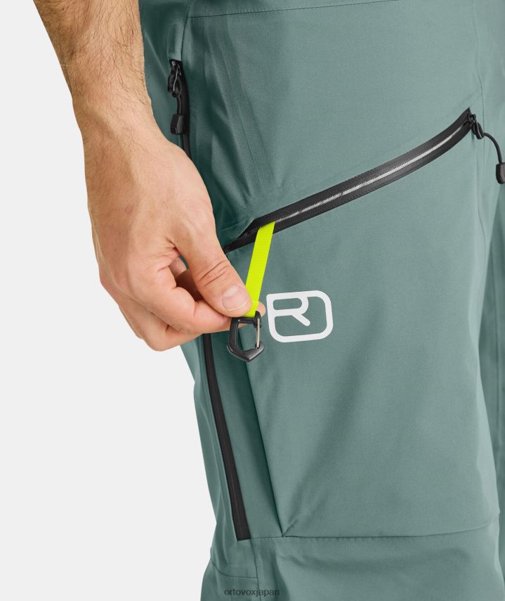 ORTOVOX 3Lディープシェルパンツ 男性 アークティックグレー T8N0B632 衣類