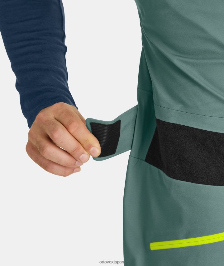 ORTOVOX 3Lディープシェルビブパンツ 男性 アークティックグレー T8N0B6374 衣類