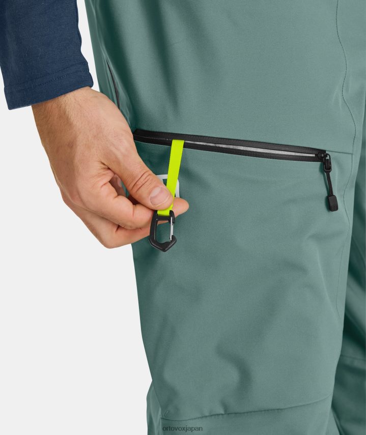 ORTOVOX 3Lディープシェルビブパンツ 男性 アークティックグレー T8N0B6374 衣類