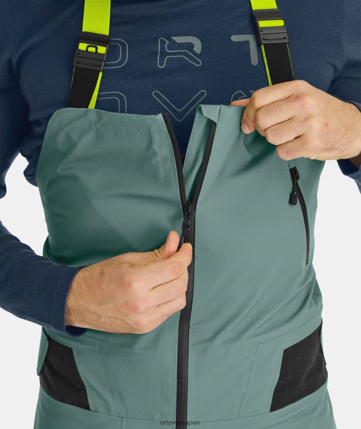 ORTOVOX 3Lディープシェルビブパンツ 男性 アークティックグレー T8N0B6374 衣類