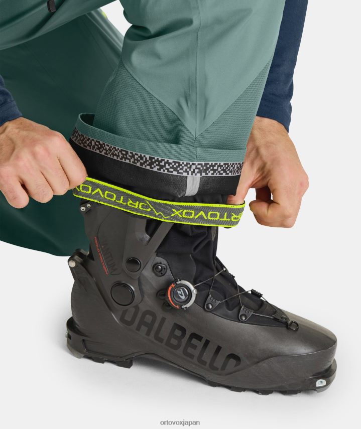 ORTOVOX 3Lディープシェルビブパンツ 男性 アークティックグレー T8N0B6374 衣類