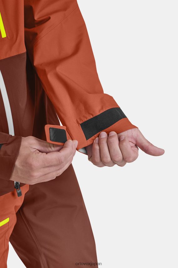 ORTOVOX 3Lオルトラージャケット 男性 暗い太平洋 T8N0B650 衣類