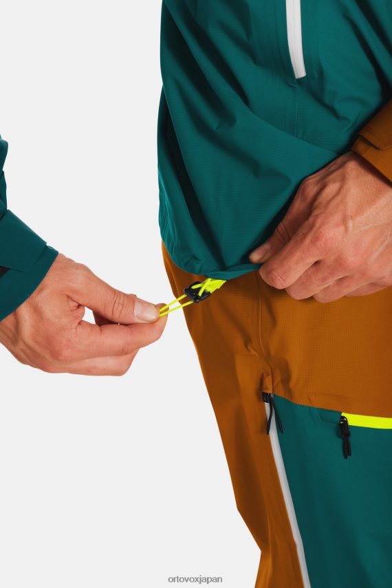 ORTOVOX ウェストルペン 3L ライトジャケット 男性 パシフィックグリーン T8N0B6641 衣類