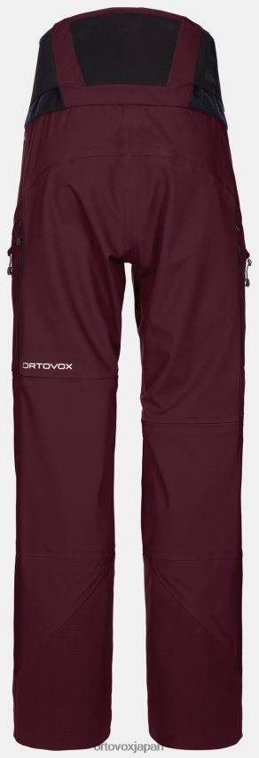 ORTOVOX 3Lガーディアンシェルパンツ 女性 ダークワイン T8N0B6736 衣類