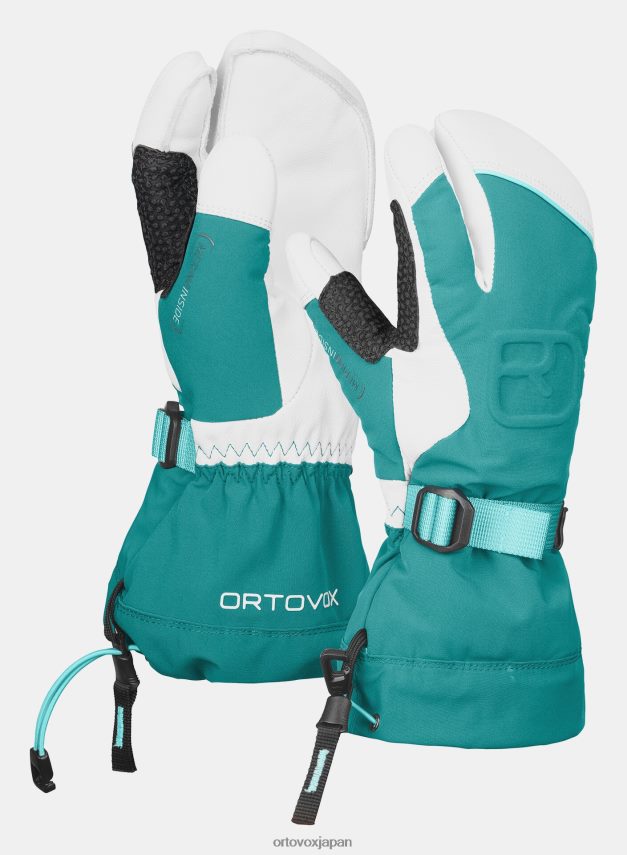 ORTOVOX メリノ フリーライド 3 フィンガー グローブ 女性 パシフィックグリーン T8N0B61139 アクセサリー