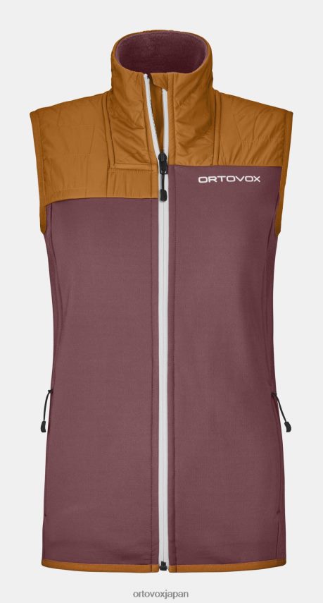 ORTOVOX フリースプラスベスト 女性 マウンテンローズ T8N0B61106 衣類