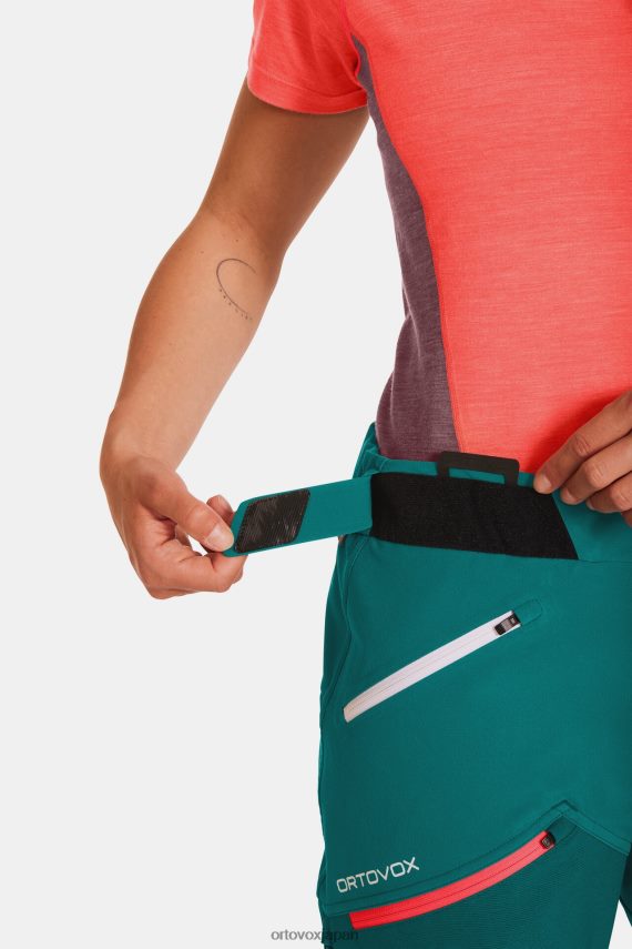 ORTOVOX ウェストルペン ソフトシェル パンツ 女性 パシフィックグリーン T8N0B61131 衣類