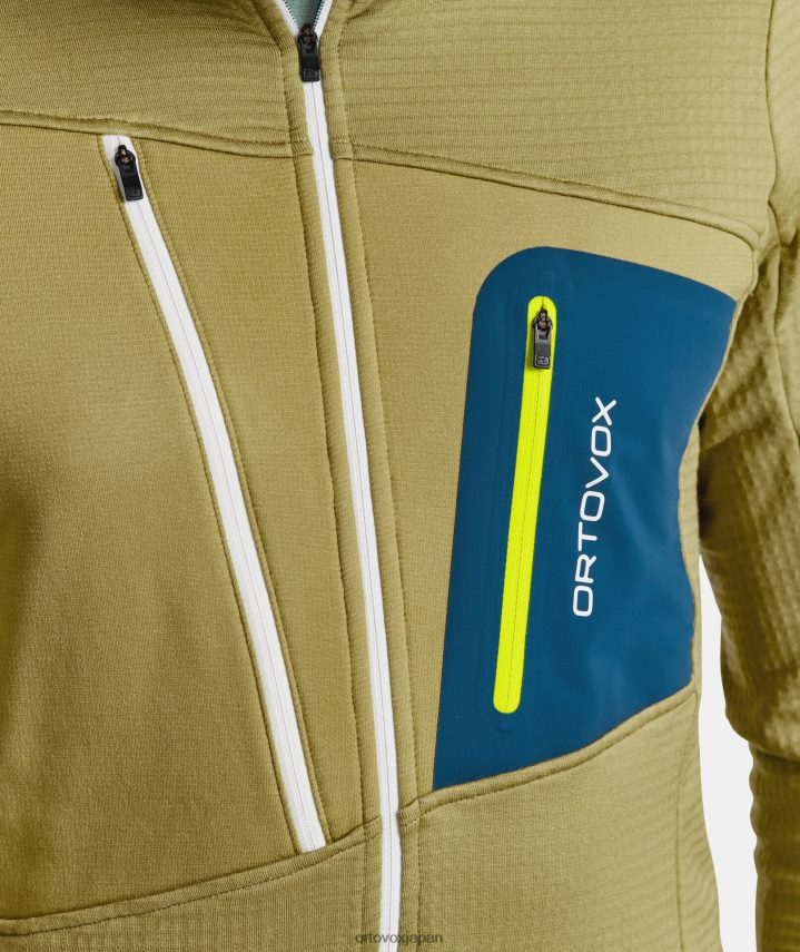 ORTOVOX フリースグリッドフーディー 男性 ずるいキツネ T8N0B6130 衣類