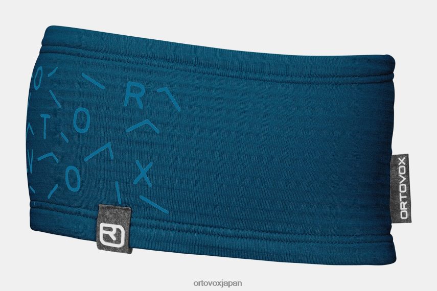 ORTOVOX フリースライトグリッドヘッドバンド 男性 ペトロールブルー T8N0B6139 アクセサリー