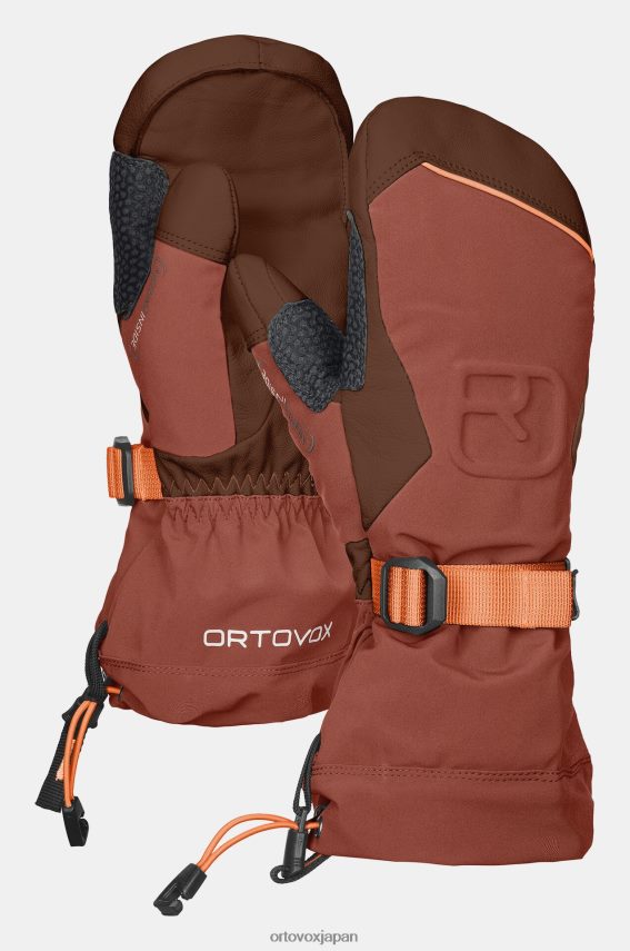 ORTOVOX メリノフリーライドミトン 男性 クレイオレンジ T8N0B6440 アクセサリー