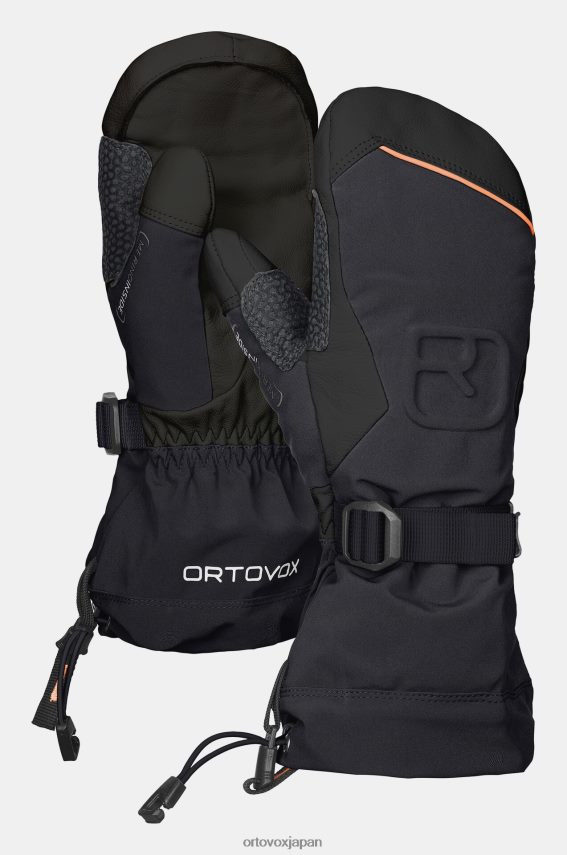 ORTOVOX メリノフリーライドミトン 男性 黒いカラス T8N0B6441 アクセサリー