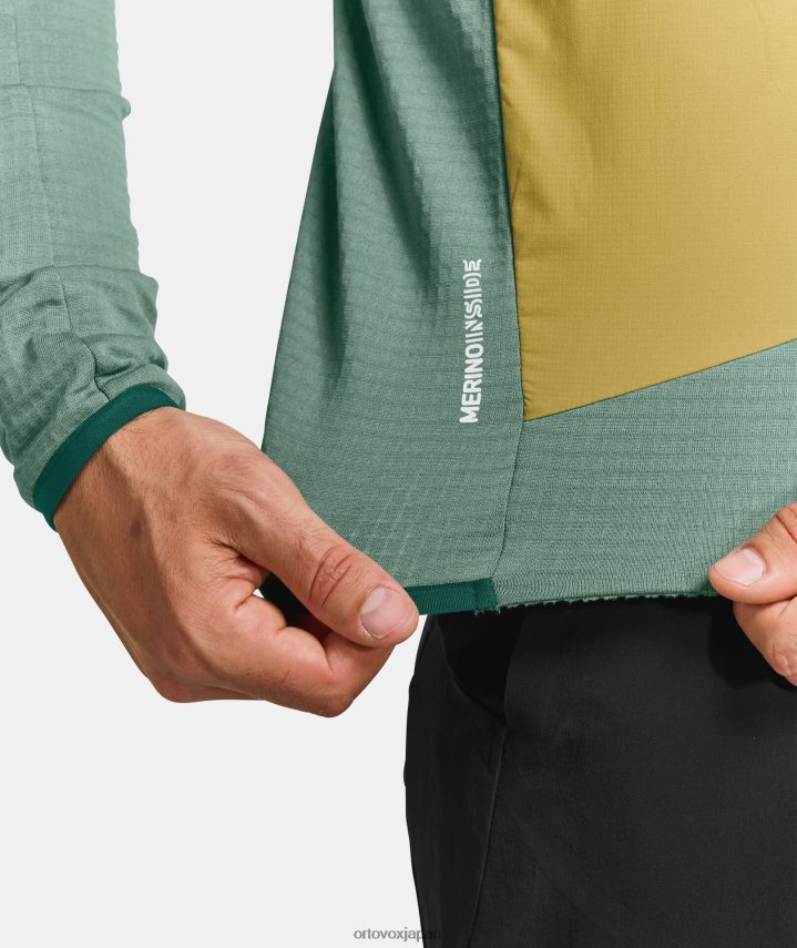 ORTOVOX ラディズハイブリッドジャケット 男性 アークティックグレー T8N0B6463 衣類