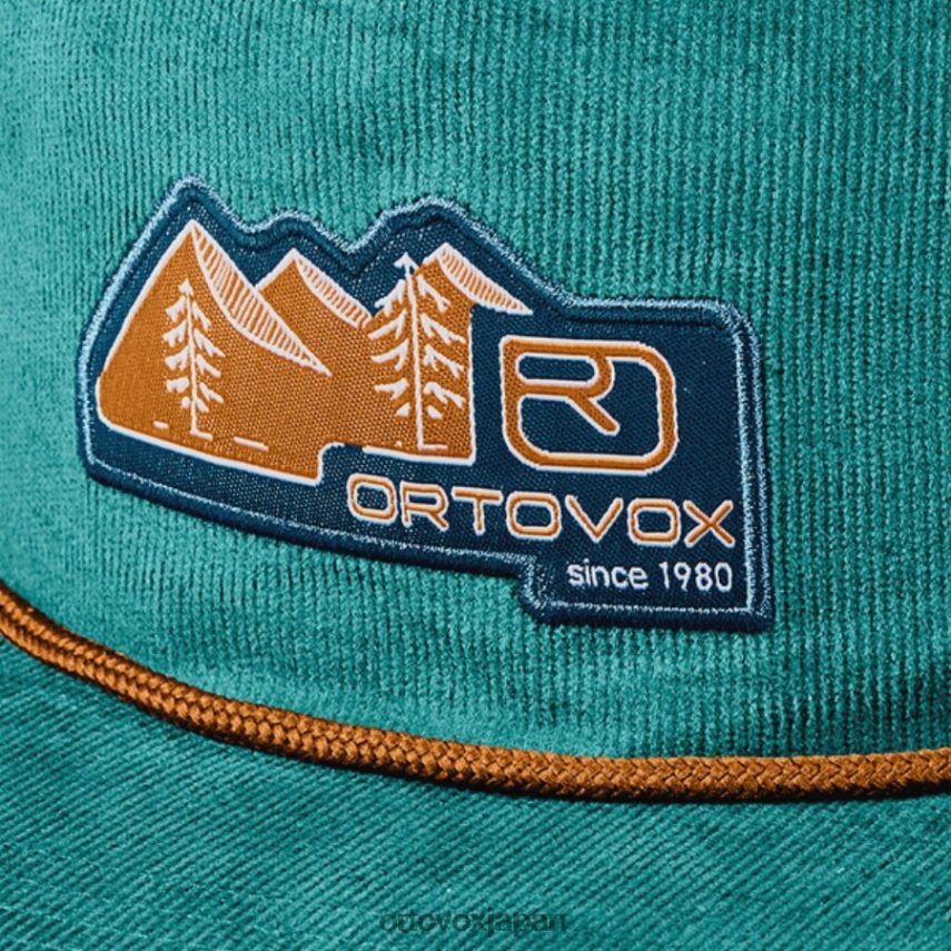 ORTOVOX ヴィンテージバッジキャップ 男性 パシフィックグリーン T8N0B6493 アクセサリー