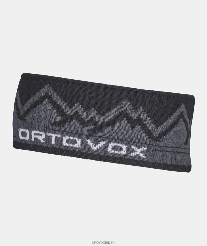 ORTOVOX ピークヘッドバンド 男性 黒いカラス T8N0B6527 アクセサリー