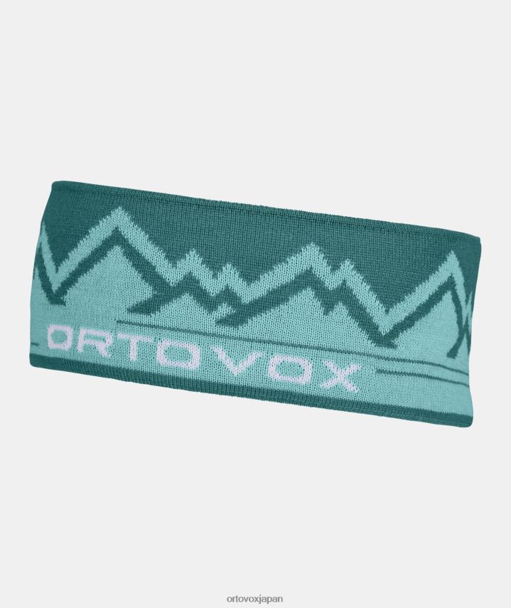 ORTOVOX ピークヘッドバンド 男性 パシフィックグリーン T8N0B6530 アクセサリー