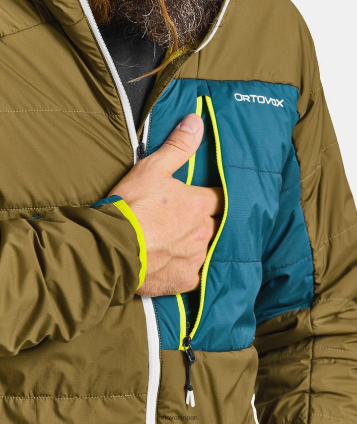 ORTOVOX スイスウール ピズドゥアン ジャケット 男性 チェンギアロッサ T8N0B6543 衣類