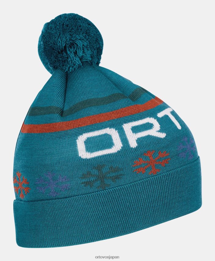 ORTOVOX ノルディックニットビーニー 男性 パシフィックグリーン T8N0B6635 アクセサリー