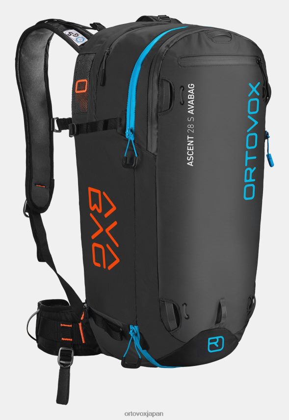 ORTOVOX ascent 28 s avabag、avabag ユニットなし ユニセックス 黒無煙炭 T8N0B61522 バッグ