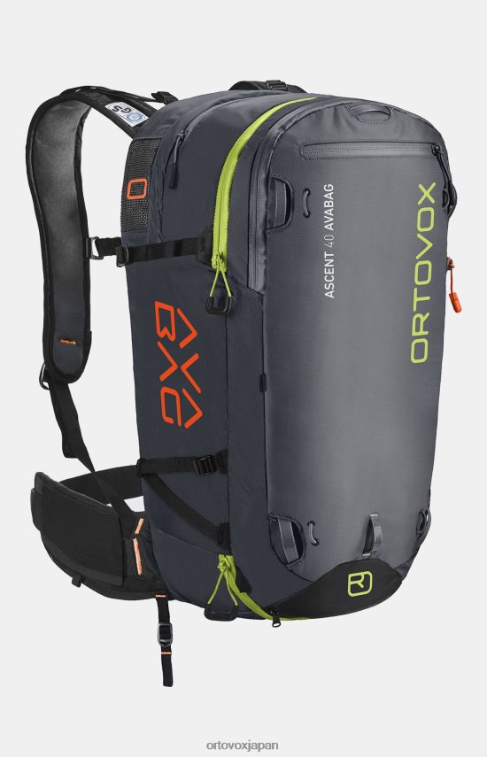 ORTOVOX ascent 40 avabag、avabag ユニットなし ユニセックス 黒無煙炭 T8N0B61518 バッグ