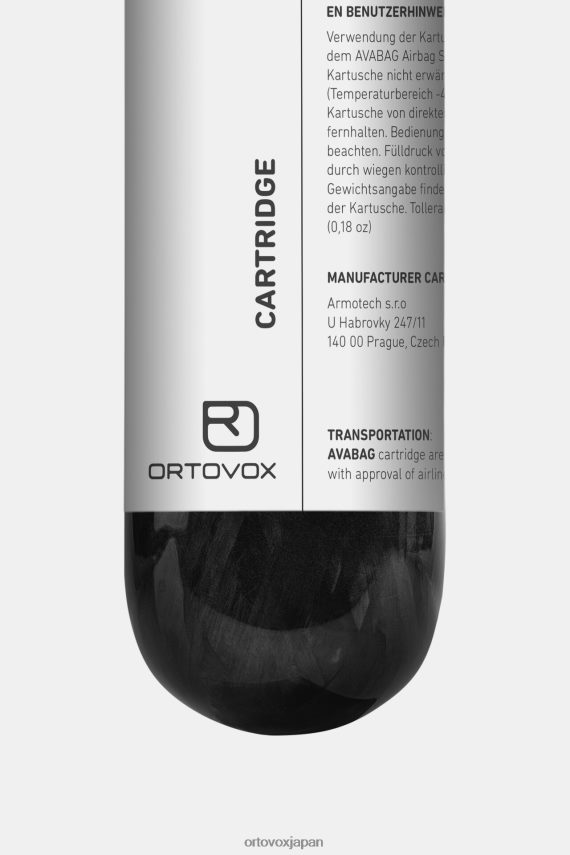 ORTOVOX avabag カートリッジ カーボン ユニセックス 黒 T8N0B61334 装置