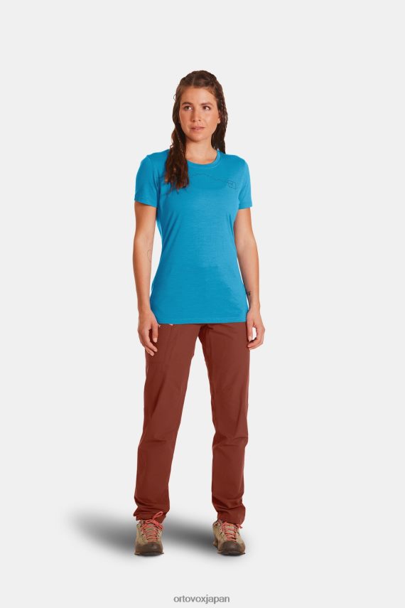 ORTOVOX 120テックマウンテンTシャツ 女性 黒ずんだ血 T8N0B61291 衣類