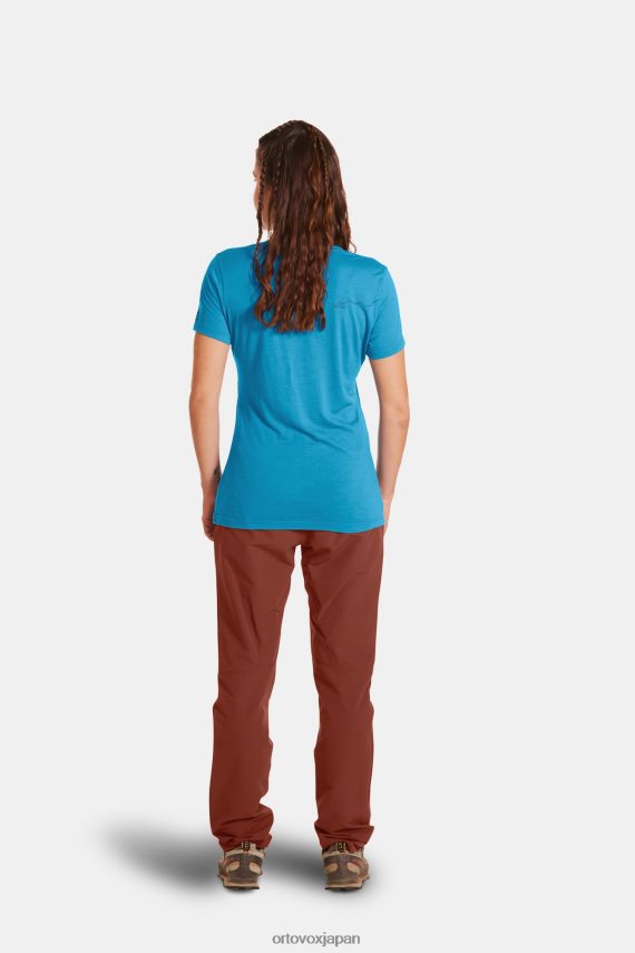ORTOVOX 120テックマウンテンTシャツ 女性 黒ずんだ血 T8N0B61291 衣類