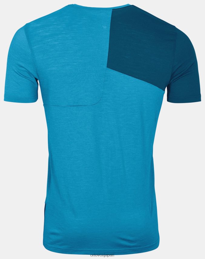 ORTOVOX 120テックTシャツ 男性 ヘリテージブルー T8N0B6539 衣類